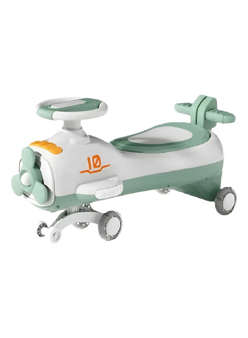 CellElection Kids Swing Ride On Car with Safety Belt – No Pedals – Durable Plastic – Unisex - Image 4